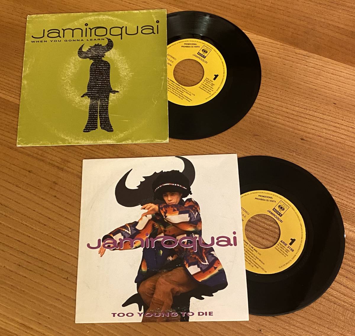 レア！ Jamiroquai 7インチ 2枚セット まとめて When You Gonna Learn
