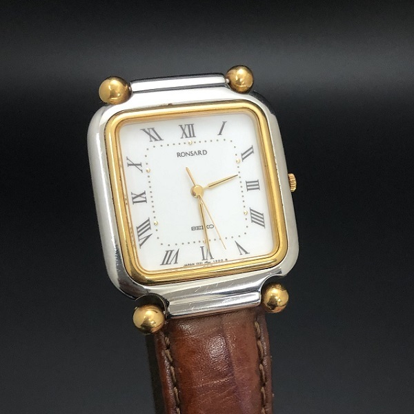 SEIKO セイコー RONSARD 18K/SS コンビ 動作確認済 レア メンズ