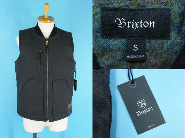 新品】未使用 Brixton ブリクストン ABRAHAM VEST ダックベスト