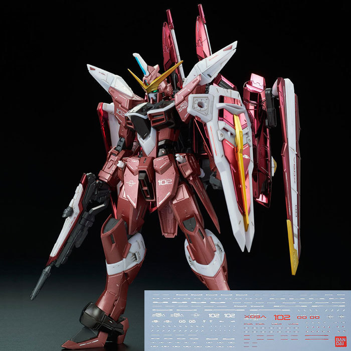 新品】MG ジャスティスガンダム 用 デカール （ バンダイ製 水転写式 