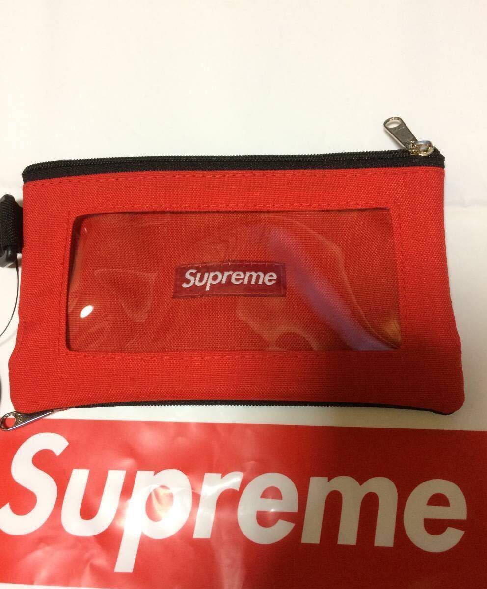 16FW Supreme Mobile pouch red モバイルポーチ cap パーカー ポーチ