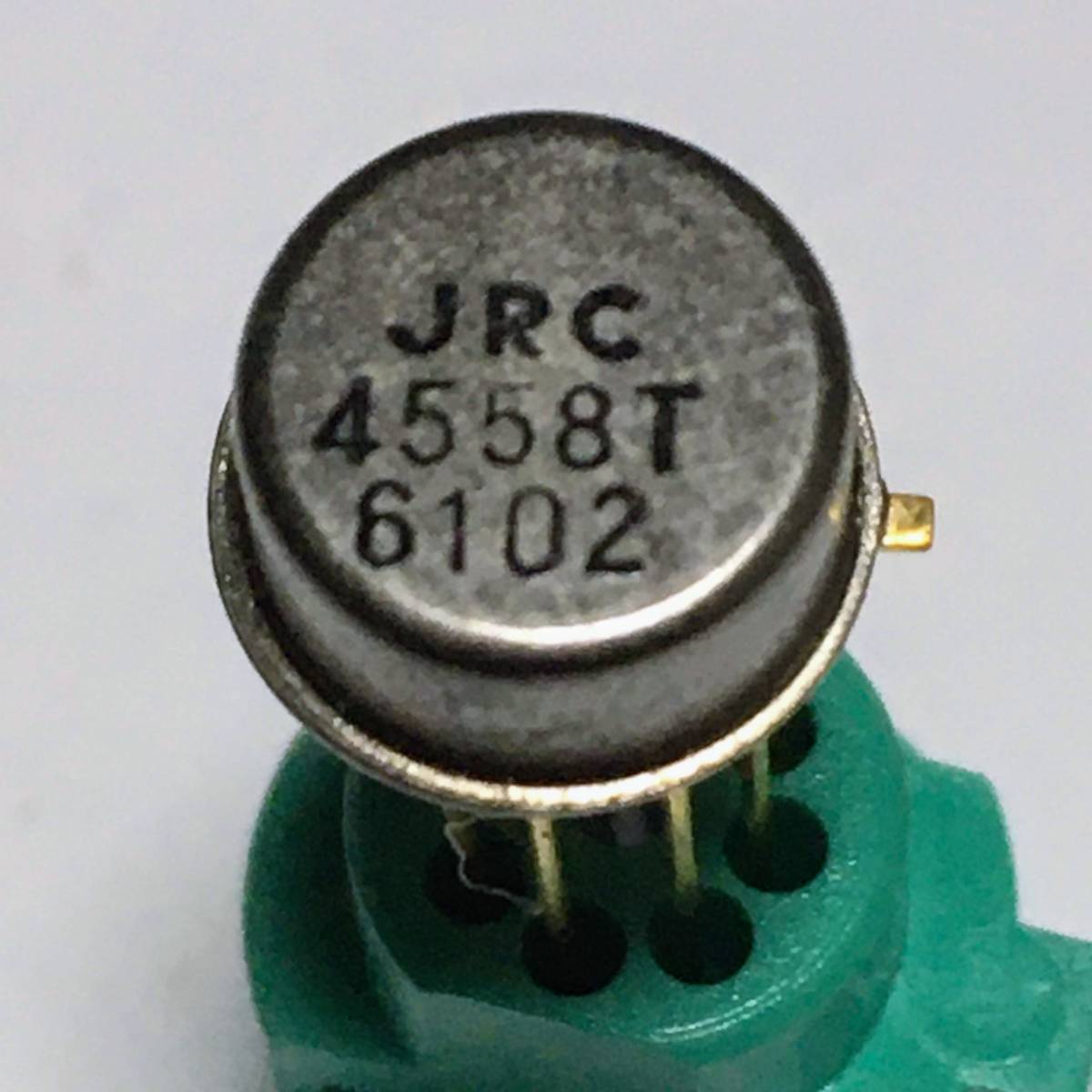 希少 75年製 JRC 2回路オペアンプ 4558D 同LOT3個セット艶あり