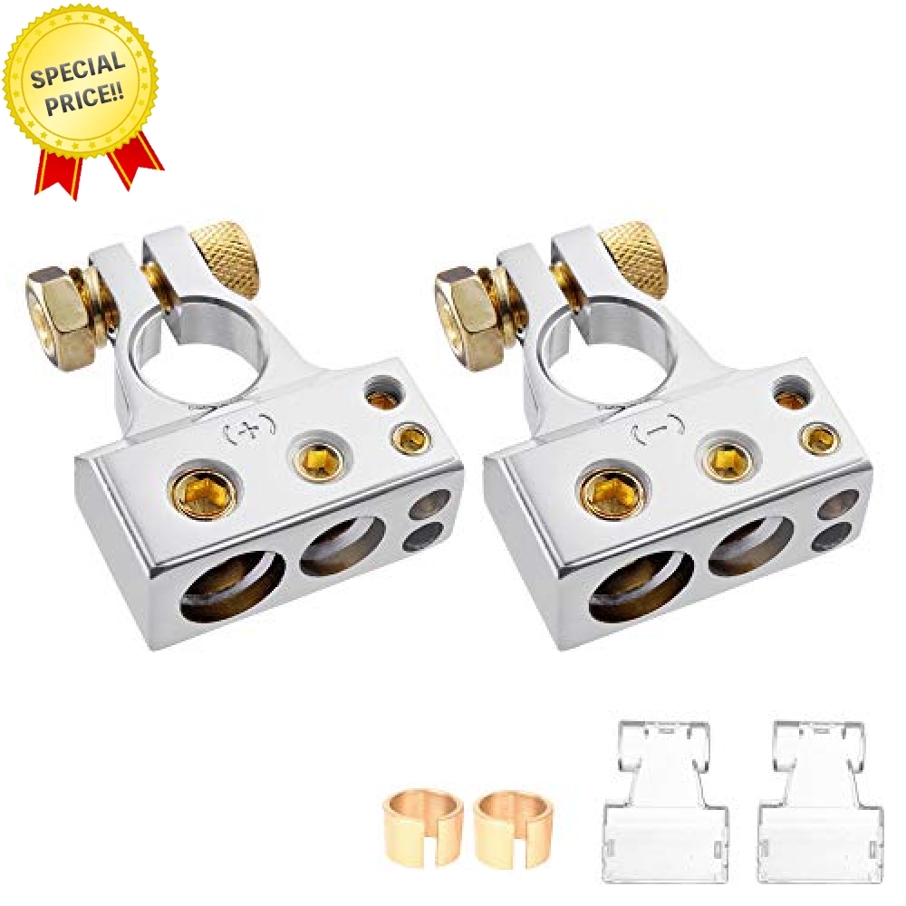 新品 色ゴールド Mictuning 自動車用 バッテリーターミナル 端子 コネクタ バッテリー端子クランプ 破損 補修 交換 2 4 の落札情報詳細 ヤフオク落札価格情報 オークフリー スマートフォン版