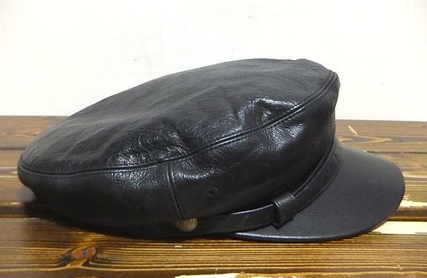 CALEEは キャリー レザー キャスケット ハンチング 帽子 黒 サイズM CALEE（キャスケット）のフリマアイテム一覧