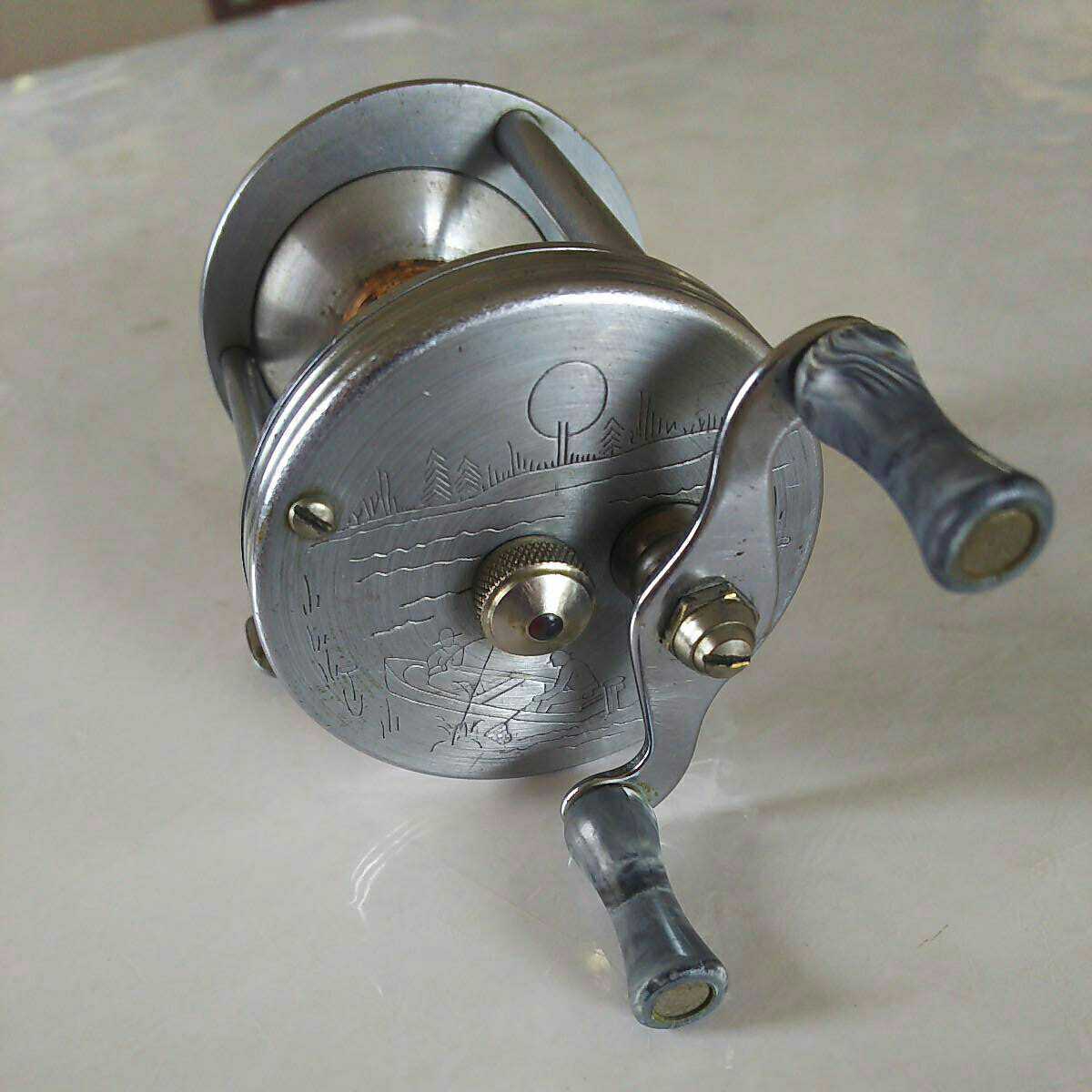 bronson mercury no 2550 fishing reel No. Engraved Bait Casting Bronson mercury 2550 engraved reel