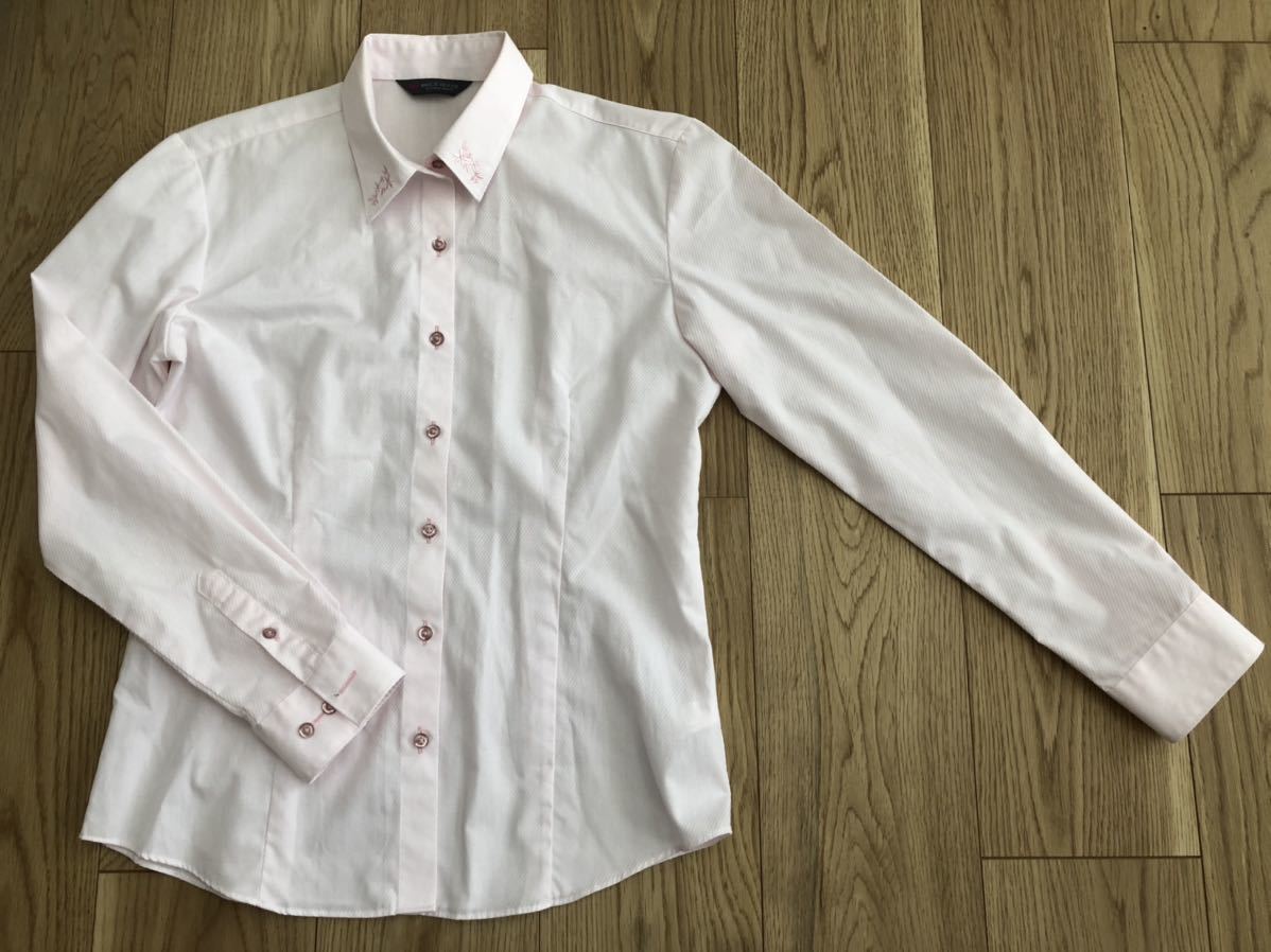 Used 東京シャツbrickhouseピンク長袖シャツ 襟刺繍あり 事務 オフィス の落札情報詳細 ヤフオク落札価格情報 オークフリー スマートフォン版