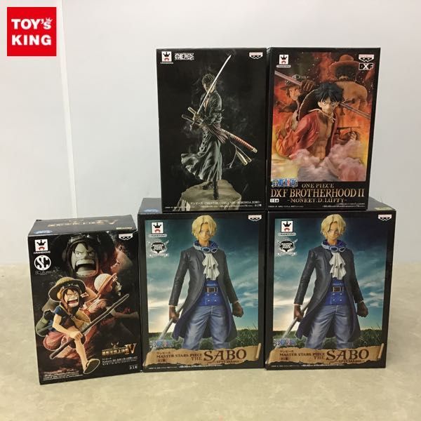 1円 未開封 バンプレスト One Piece 造形王頂上決戦iv ルフィ マスタースターズピース サボ 他 の落札情報詳細 ヤフオク落札価格情報 オークフリー スマートフォン版
