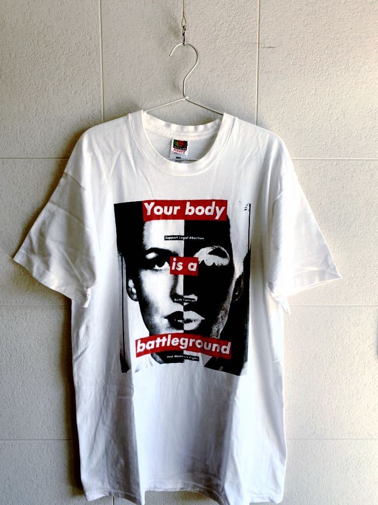 weber購入 90's Vintageバーバラクルーガー メッセージTシャツ