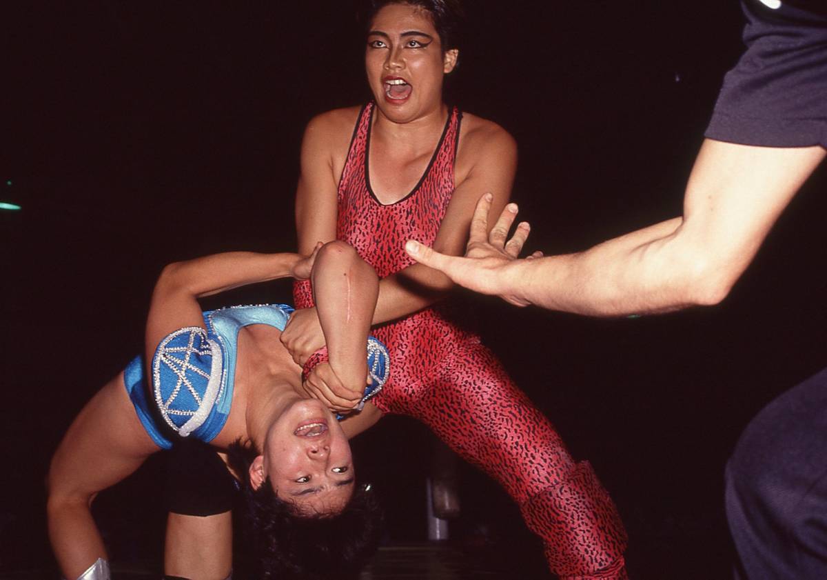 新品全日本女子プロレス1990年代写真☆ブル中野☆北斗晶☆バイソン
