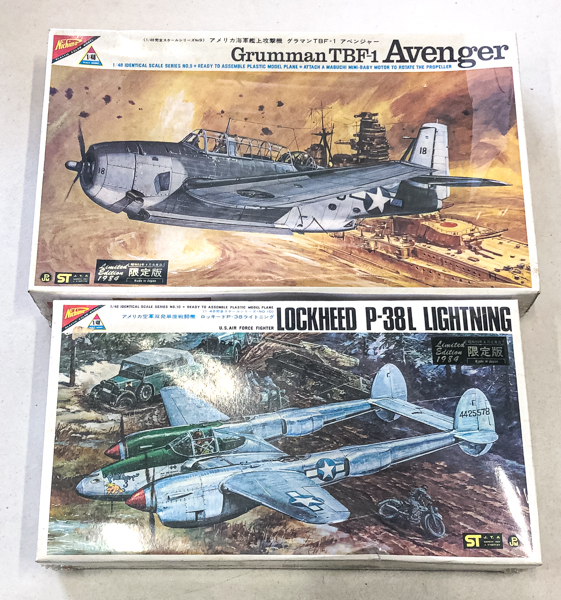 98 2点 未開封 Nichimo ニチモ 1984年限定版 Tbf 1 P 38 アメリカ海軍艦上攻撃機 プラモデル 飛行機 模型 の落札情報詳細 ヤフオク落札価格情報 オークフリー スマートフォン版