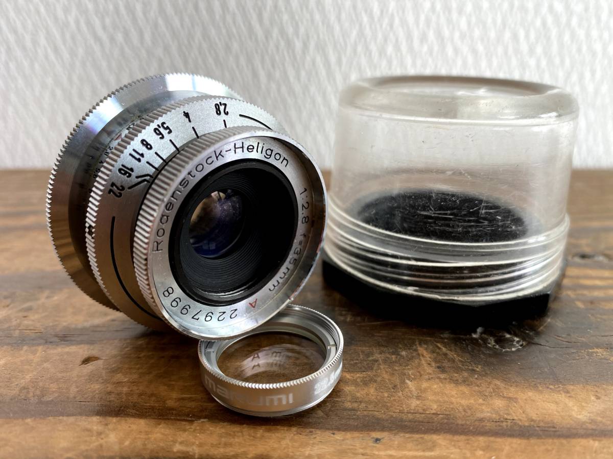 Rodenstock Retina-Heligon 2/50 Lマウント改造 4/35 4/80 交換