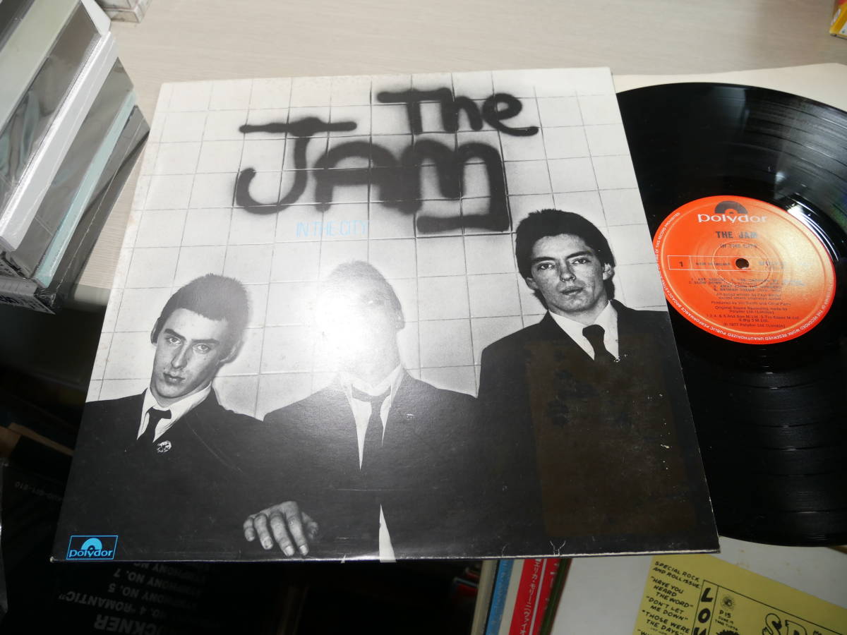 UKオリジナル極美盤/ザ・ジャム/THE JAM/IN THE CITY(BLUE LOGO)(MADE