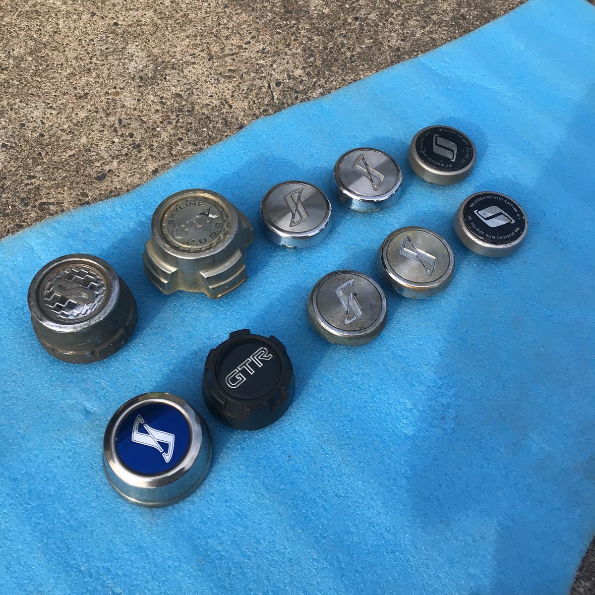 希少 当時物 純正 日産 スカイライン ホイールキャップ センター