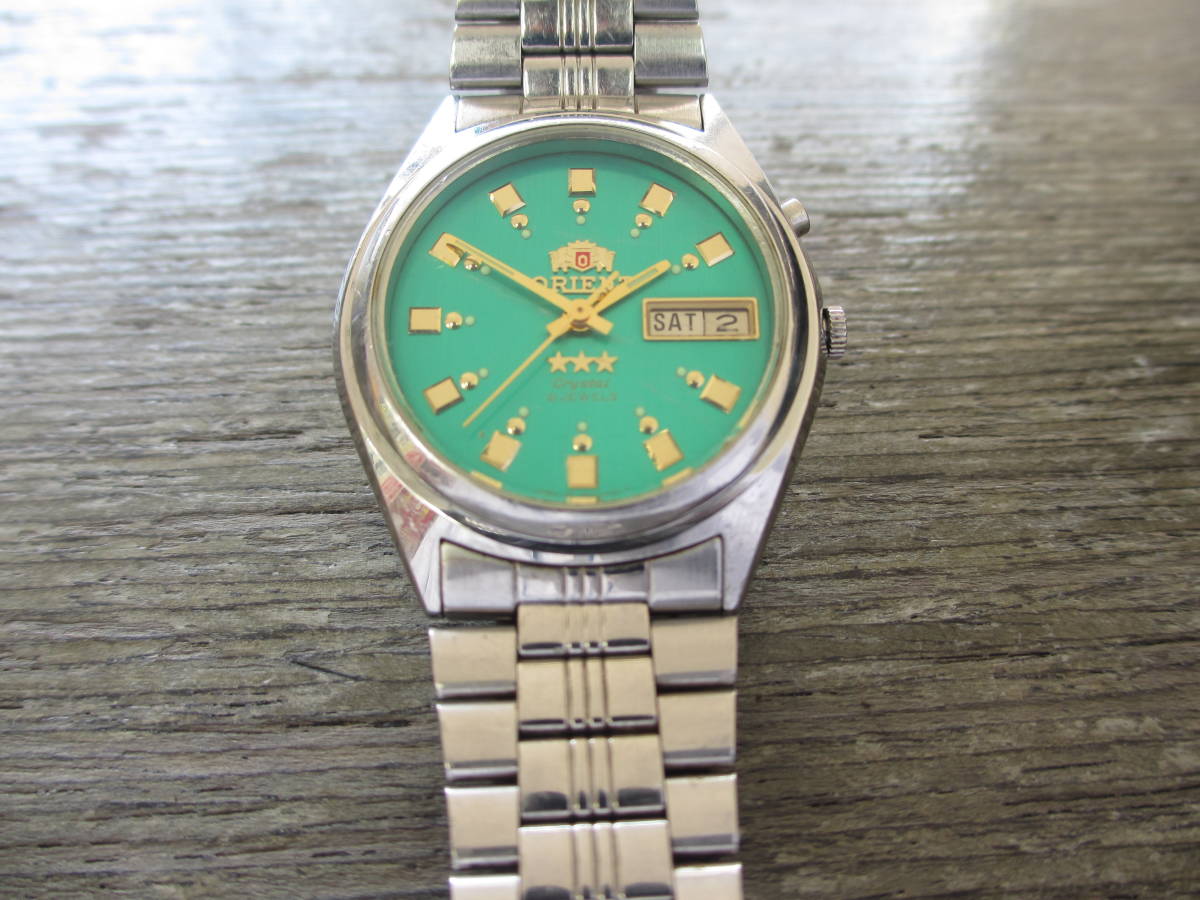 T7さん 専用 オリエントCrystal 自動巻21JEWELS 防水