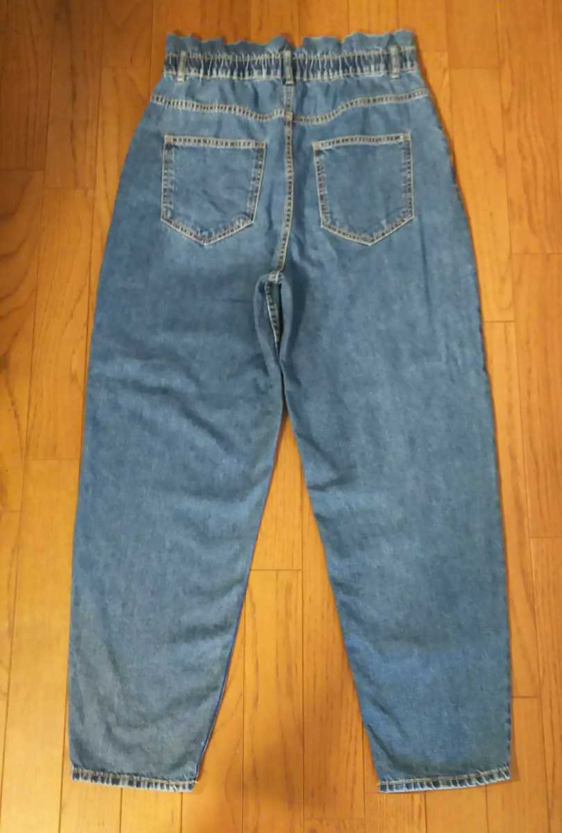ザラ Zara ハイライズ 綿100 デニム パンツ ウエストゴム ゆったり ワイド スラウチ マムフィット ジーンズ 美品 の落札情報詳細 ヤフオク落札価格情報 オークフリー スマートフォン版