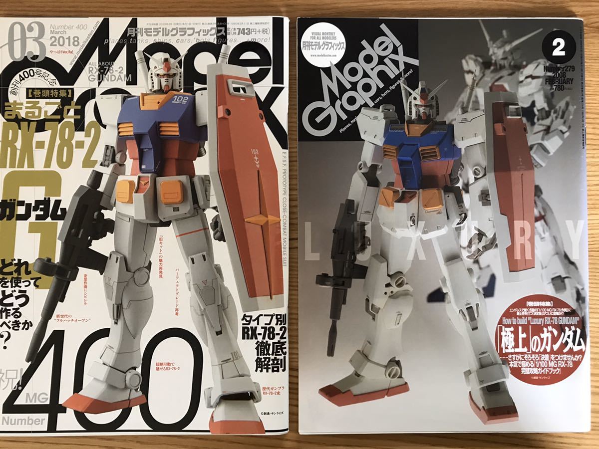 3冊セット モデルグラフィックス No.279 2008年2月号 No.400 2018年3月