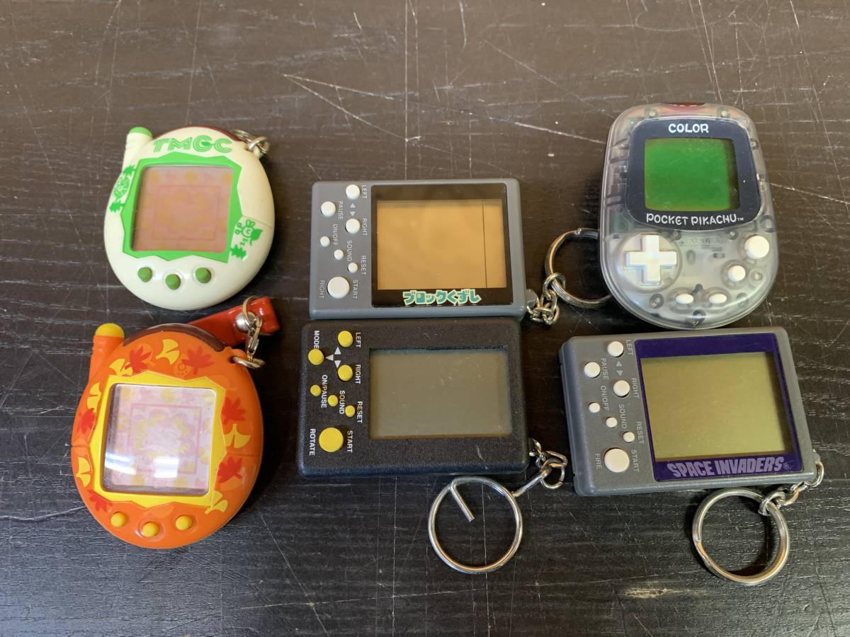 Cコンパクト たまごっち 04 ポケットピカチュウ カラー キーホルダー ミニ ゲーム ヒロ ブロックくずし Space Invaders 動作未確認 の落札情報詳細 ヤフオク落札価格情報 オークフリー スマートフォン版