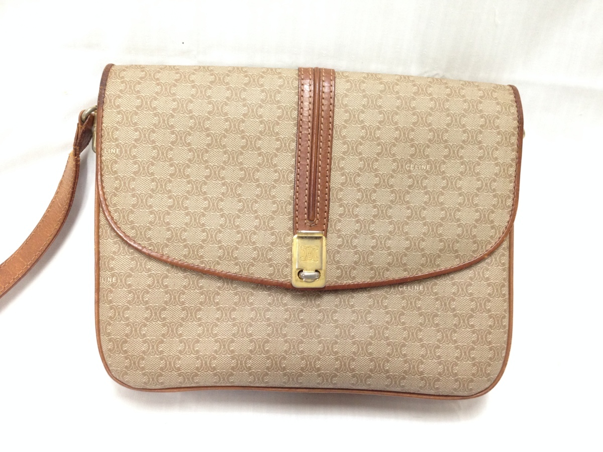 0335 オールドセリーヌ ショルダーバッグ Celine イタリア製 ヴィンテージ ショルダー片方切れ ブランドバッグ 中古 の落札情報詳細 ヤフオク落札価格情報 オークフリー スマートフォン版