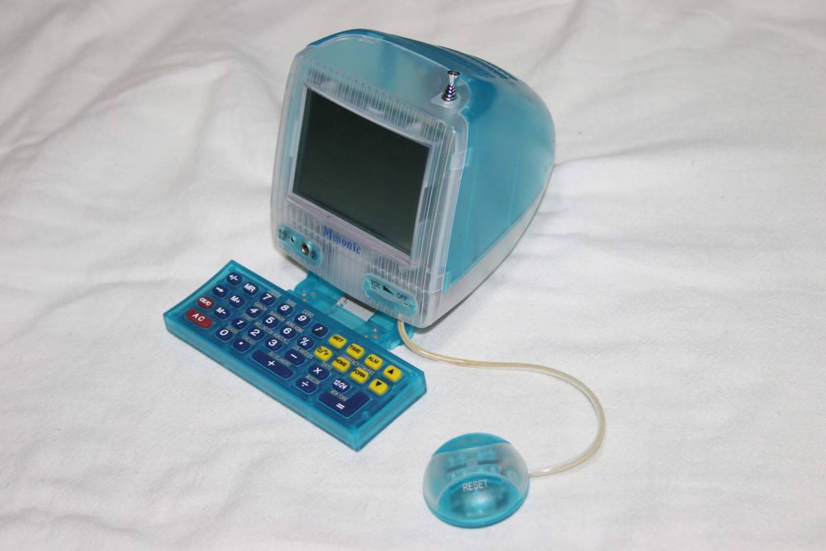 ☆ Mesonic ☆ iMac G3 型 カレンダー／FMラジオ ボンダイブルー Junk