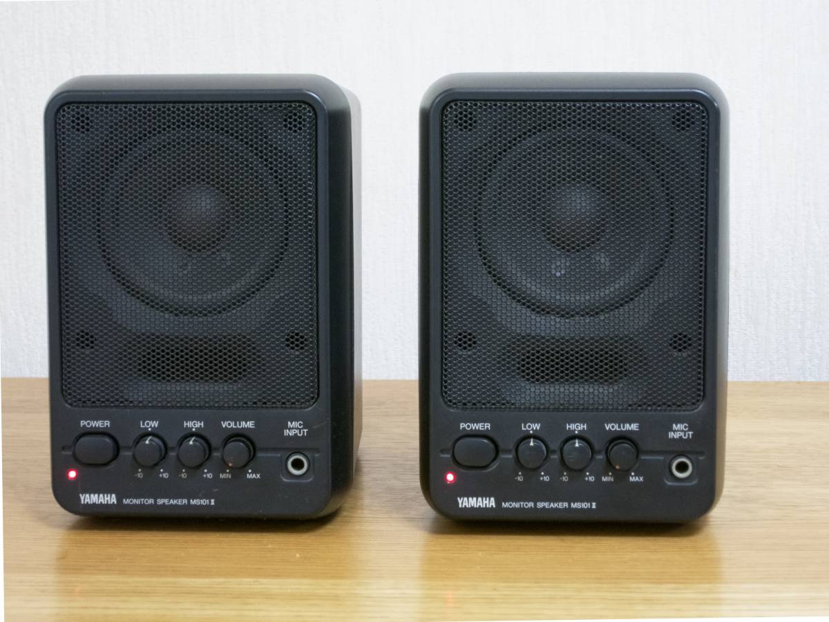 Yamaha モニタースピーカー MS101 アダプターBMS-10A ペア