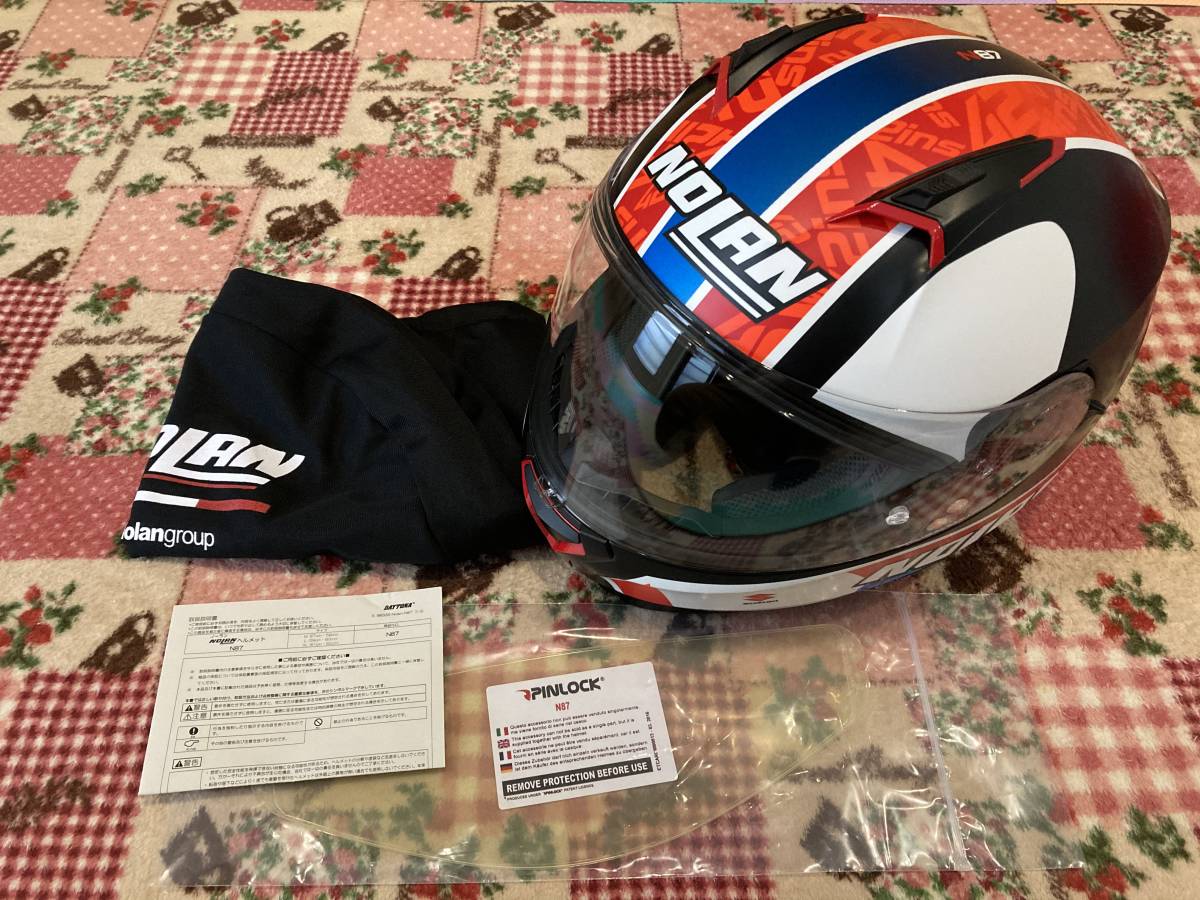 超美品 ノーラン N87 A・リンス レプリカ Mサイズ スモーク