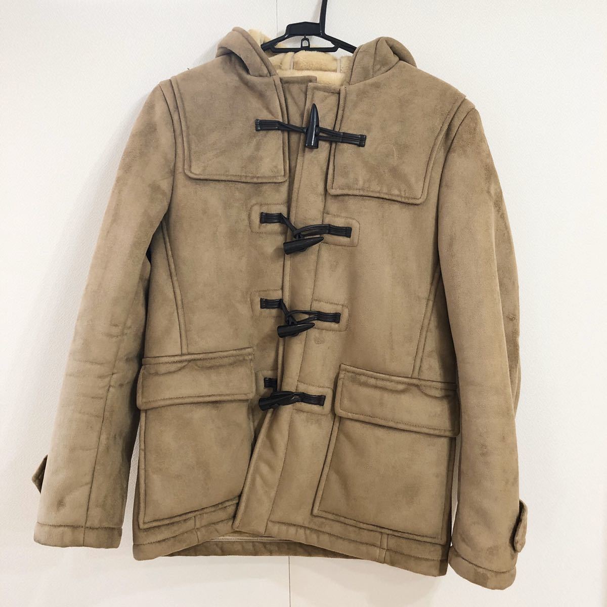 新品 未使用 Vital Monsieur Nicol バイタル ムッシュ ニコル ダッフルコート メンズ スエード キャメル サイズ46 の落札情報詳細 ヤフオク落札価格情報 オークフリー スマートフォン版