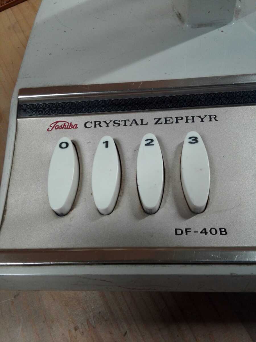g_t I423 TOSHIBA 東芝 レトロ扇風機 CRYSTAL ZEPHYR DF-40B 昭和