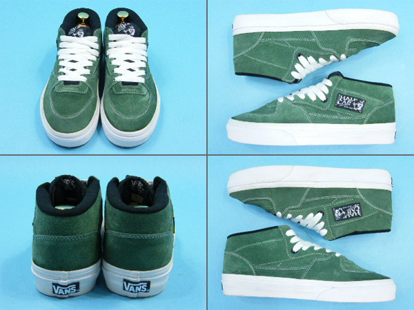 美品 VANS バンズ HALF CAB ハーフキャブ グリーン size 7 #63572