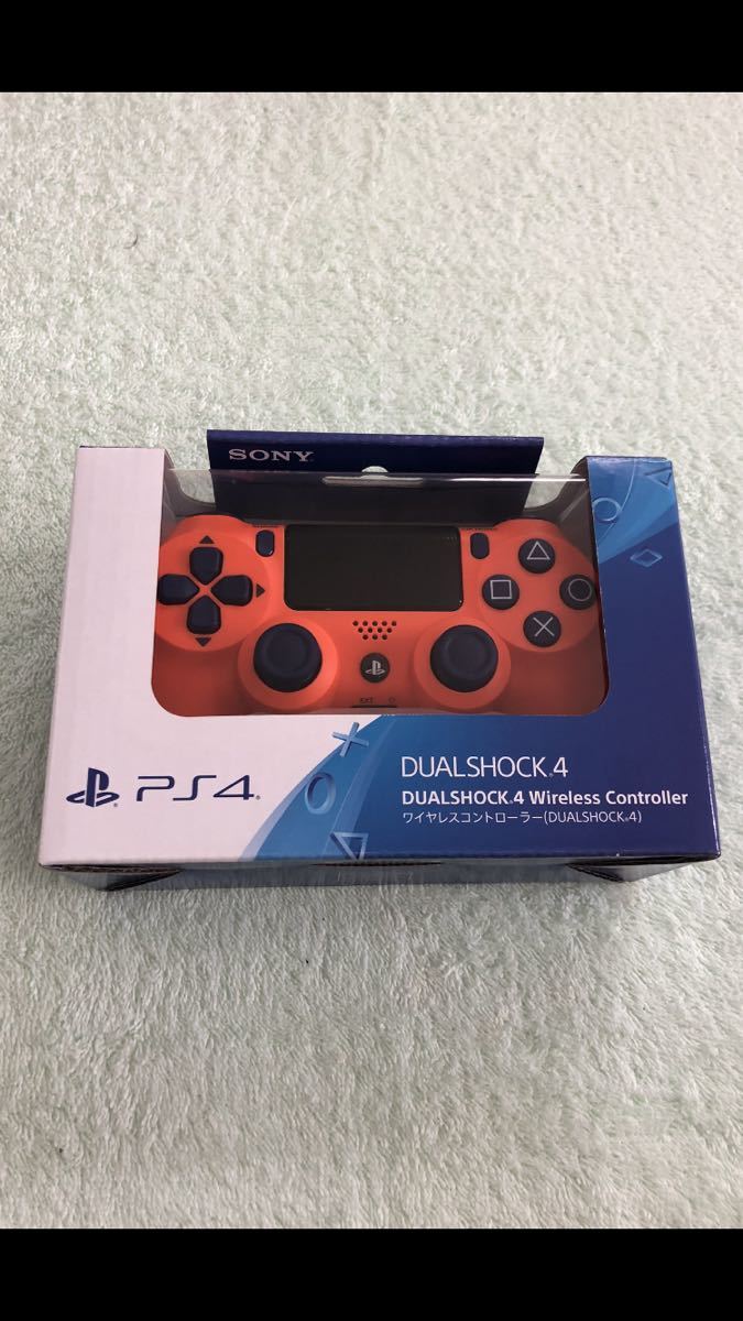 新品 Ps4コントローラー ゲオ限定 サンセットオレンジ 新品未使用未開封 の落札情報詳細 ヤフオク落札価格情報 オークフリー スマートフォン版