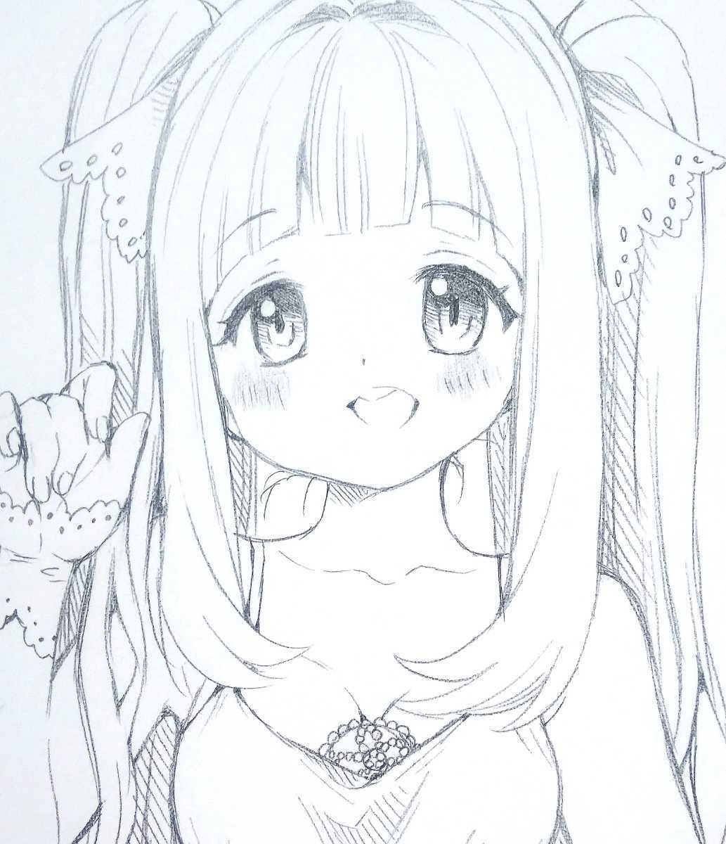 最大 Offクーポン 10 手描きイラスト オリジナル 女の子 ラフ画 Mace Edu In