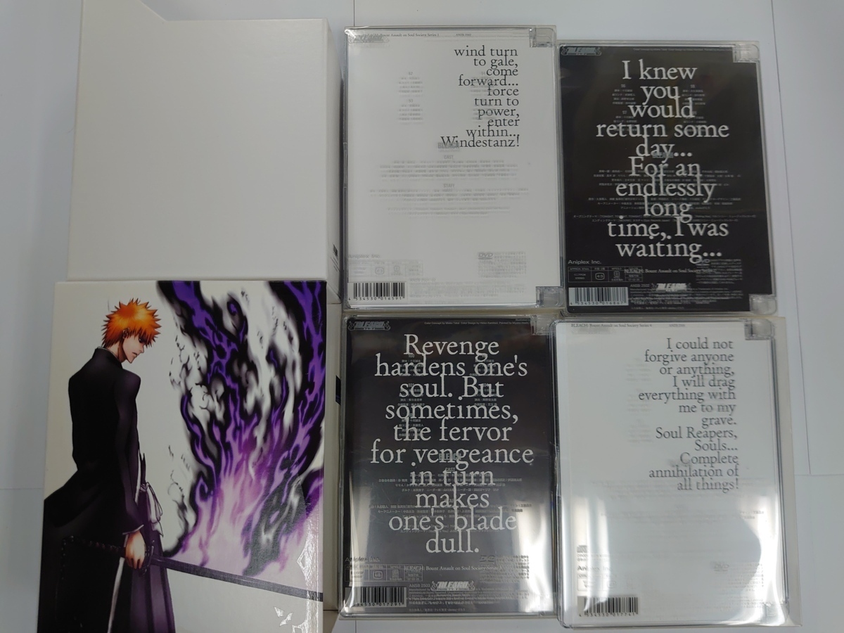 6g3 同梱不可 Bleach ブリーチ 尸魂界 ソウル ソサエティ 強襲篇 Box付き初回限定版全4巻 の落札情報詳細 ヤフオク落札価格情報 オークフリー スマートフォン版