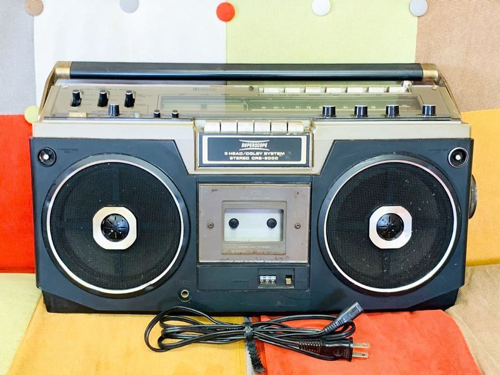 CRS-5000 SUPERSCOPE SUPERSCOPE⁄スーパースコープ RADIO CASSETTE