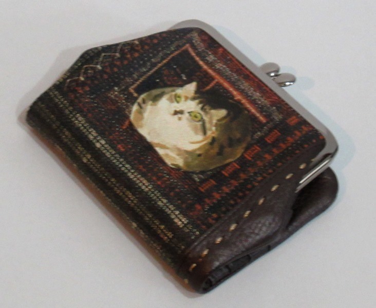 マンハッタナーズの折財布 ライブリーパース 二つ折りパース中