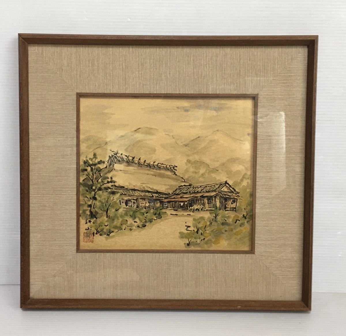 若槻耕山の油彩画 若槻耕山の油彩画