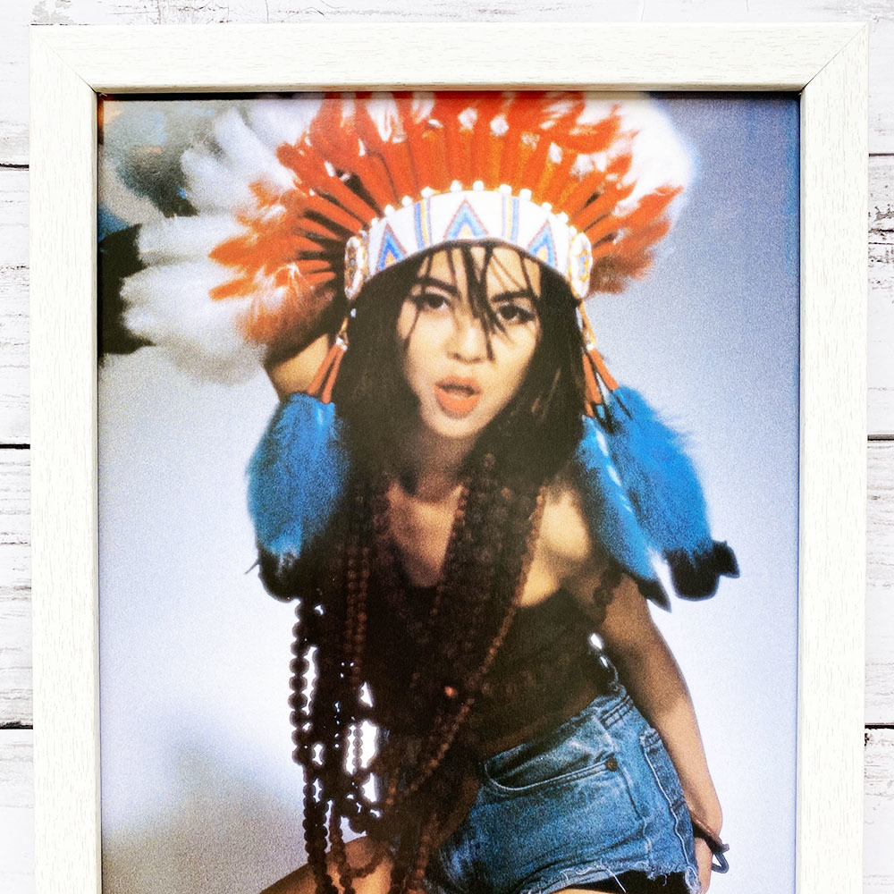 額装品◇NOKKO レベッカ REBECCA /1992年/ポスター風広告/A4サイズ額