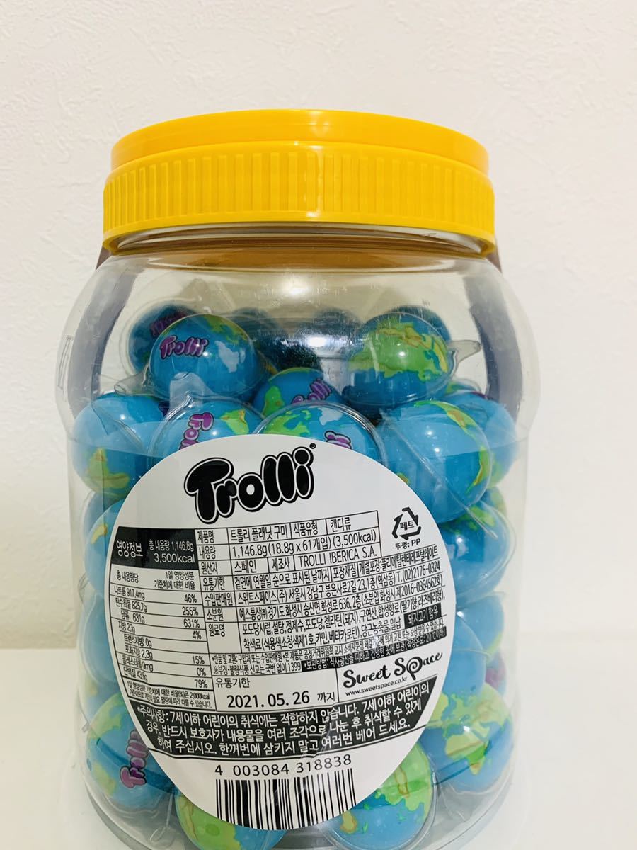 新品 Trolli 地球グミ 地球ゼリー Amsr モッパン 韓国お菓子 トロリー の落札情報詳細 ヤフオク落札価格情報 オークフリー スマートフォン版