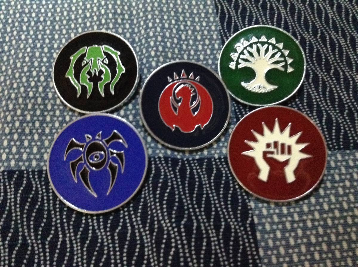 新品】MTG ギルドシンボルピンバッジ 5個セット ギルドキット ラヴニカ