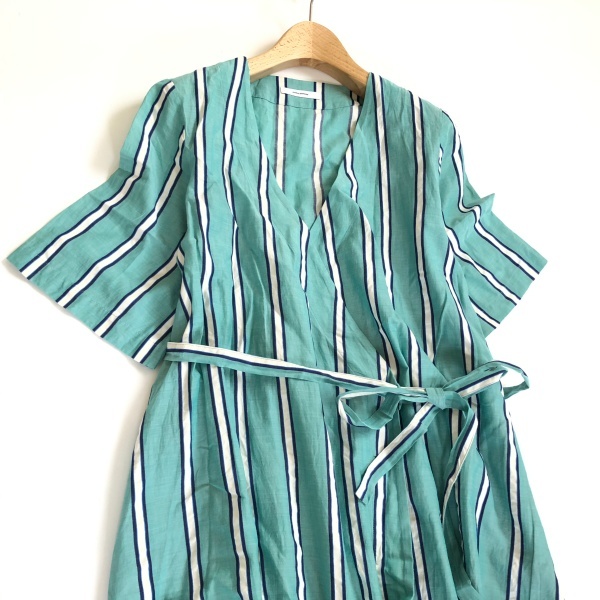 美品 Journal Standard ジャーナルスタンダード ストライプ ロングシャツワンピース グリーン系 の落札情報詳細 ヤフオク落札価格情報 オークフリー スマートフォン版