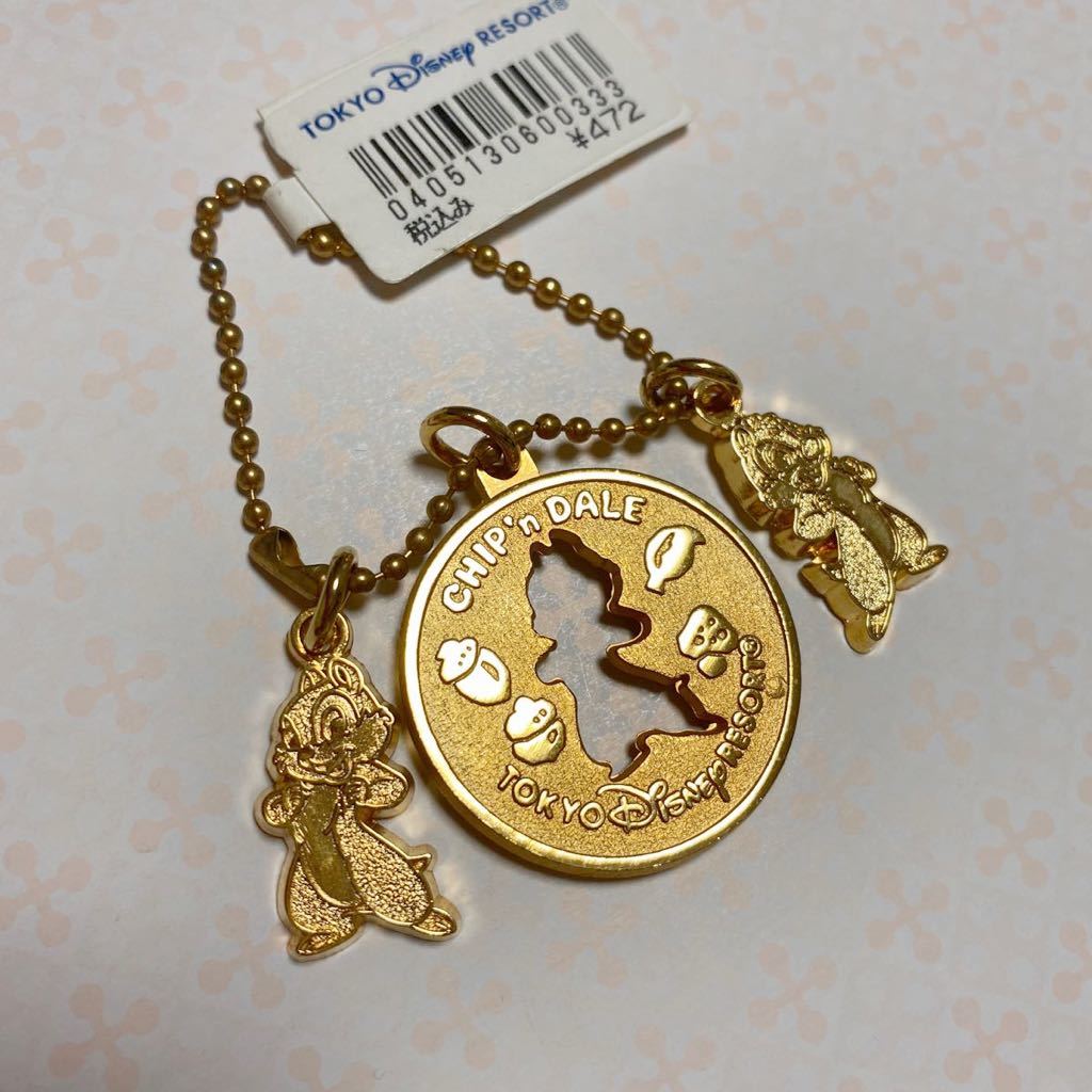新品】レア☆ディズニー チップ＆デール キーホルダー☆TDR