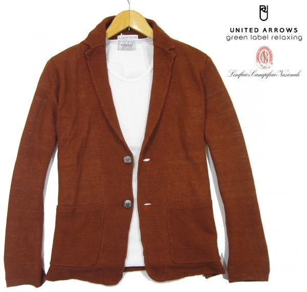 新品 新品 春夏 ユナイテッドアローズ イタリア Linificio リネンジャケット L Brick 茶系 麻 サマージャケット メンズ United Arrows Glr の落札情報詳細 ヤフオク落札価格情報 オークフリー スマートフォン版