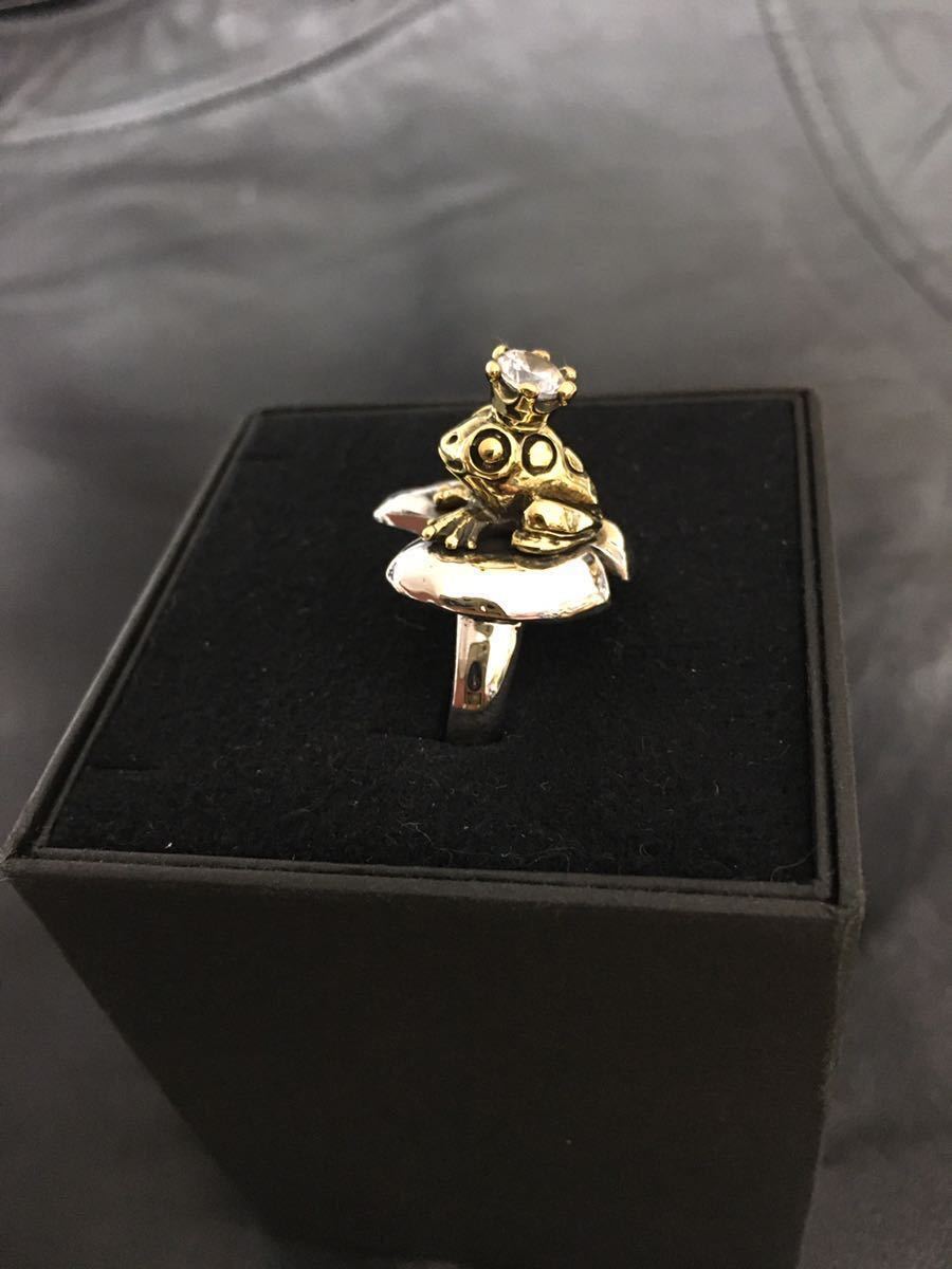 新品 新品 シルバー925 激カワ カエル 王子様 リング 13号 コンビ 指輪 蛙 13 Frog 王冠 Crown 蓮 葉っぱ の落札情報詳細 ヤフオク落札価格情報 オークフリー スマートフォン版