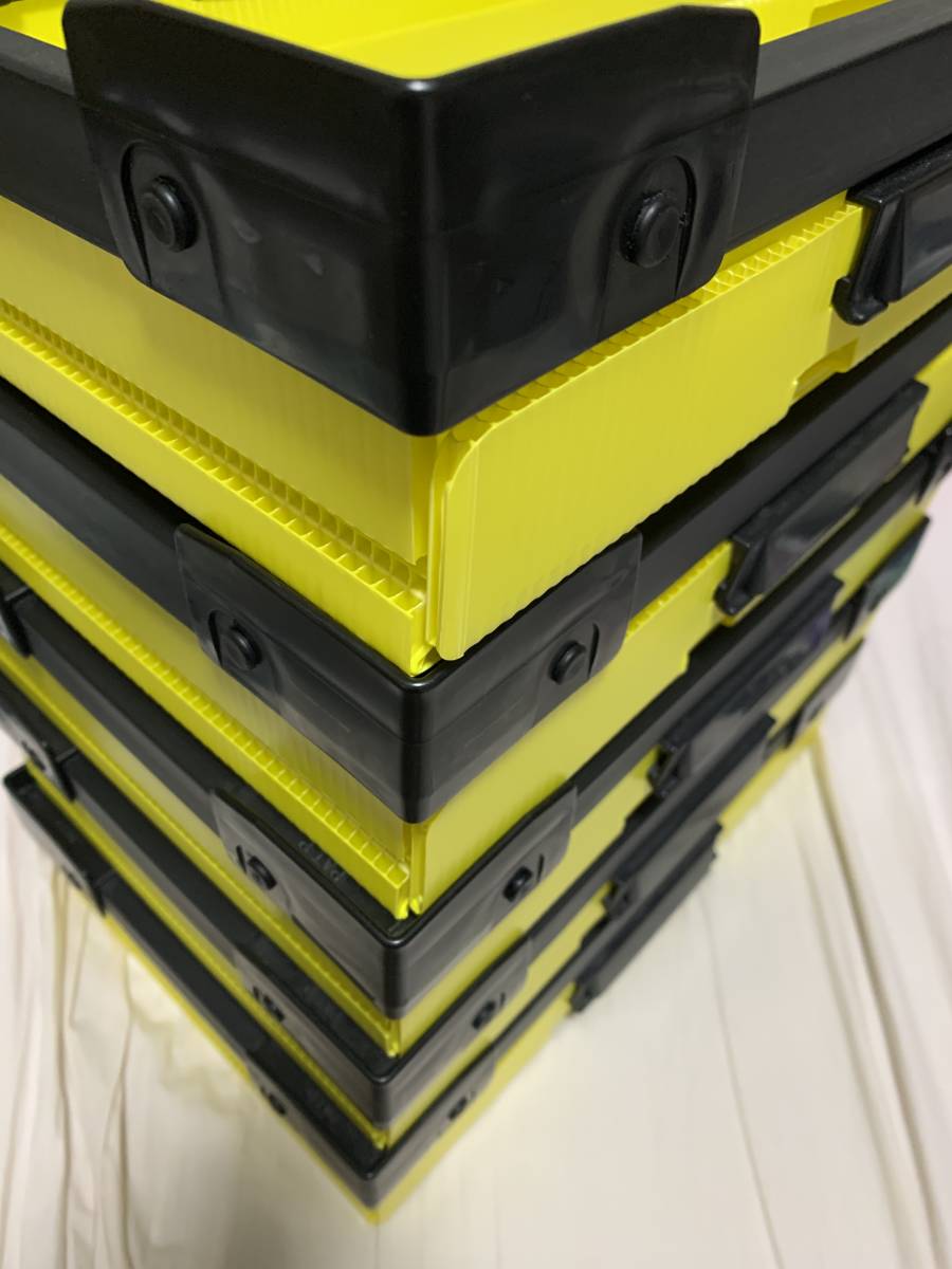 タワレコ・CDコンテナ yellow 5個セット