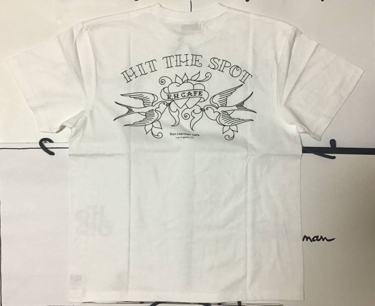 新品 ロンハーマン カフェ 限定 Rhc Rh Cafe Ron Herman ホワイト L コラボ カリフォルニア Tシャツ シャツ の落札情報詳細 ヤフオク落札価格情報 オークフリー スマートフォン版