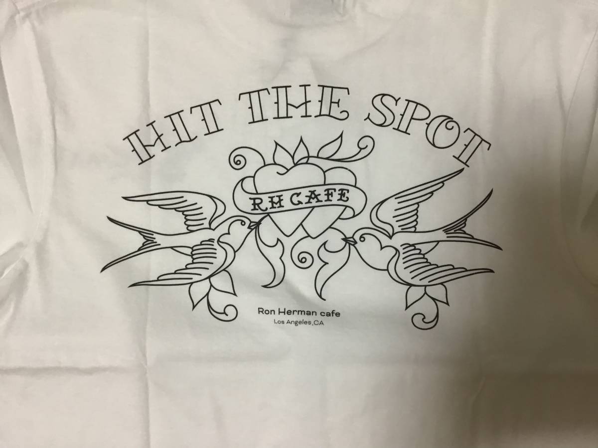 新品 ロンハーマン カフェ 限定 Rhc Rh Cafe Ron Herman ホワイト L コラボ カリフォルニア Tシャツ シャツ の落札情報詳細 ヤフオク落札価格情報 オークフリー スマートフォン版