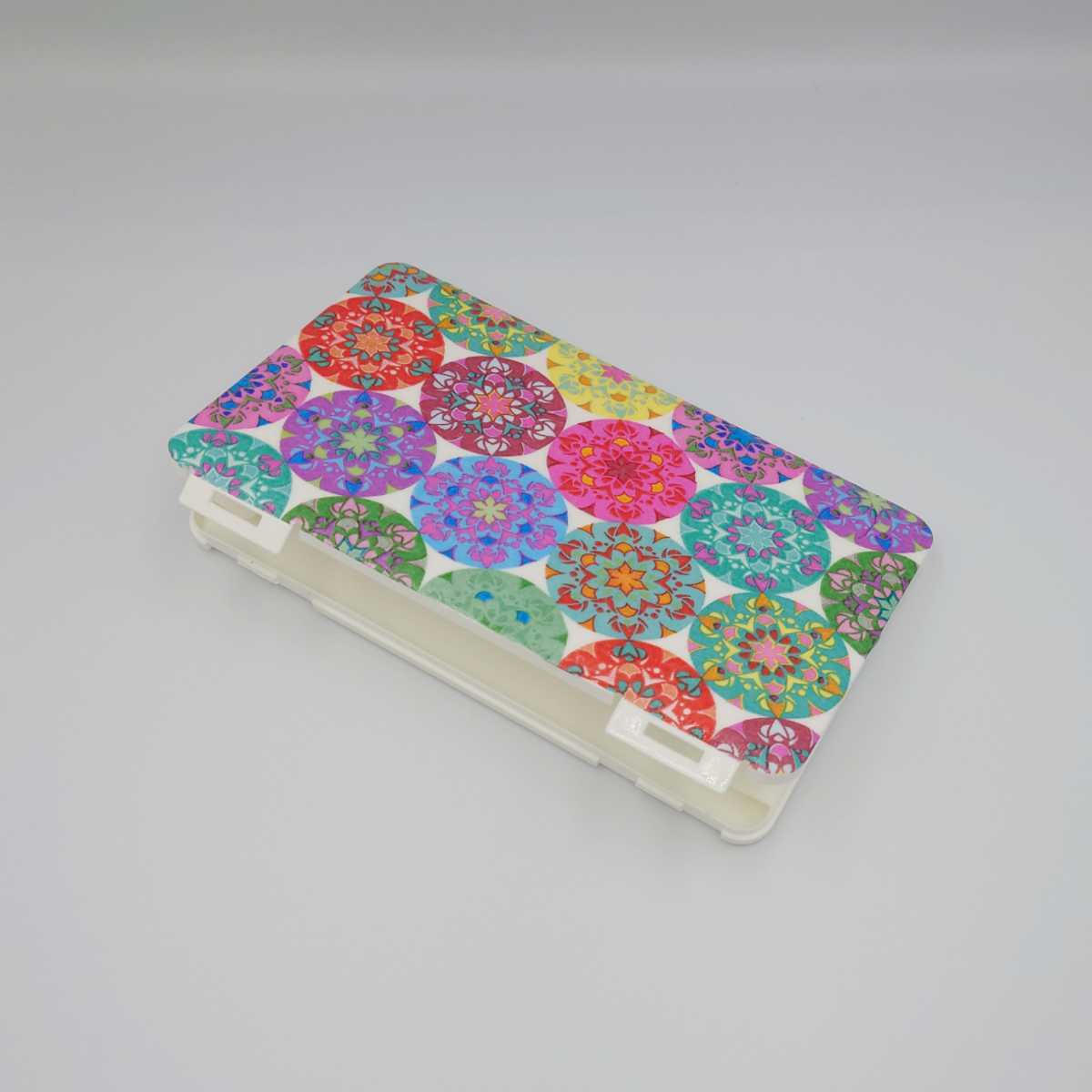 新品 マスクケース プラスチック製 デコパージュ カラフルサークル ハンドメイド の落札情報詳細 ヤフオク落札価格情報 オークフリー スマートフォン版