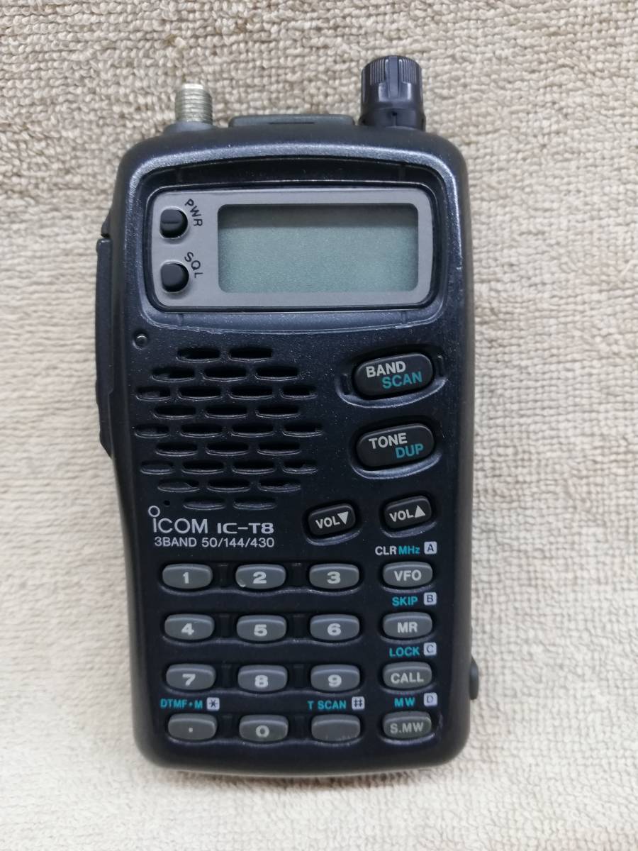 ICOM アイコム IC-T8 3バンド ハンディ機 BP-197 BC-74J 無線機