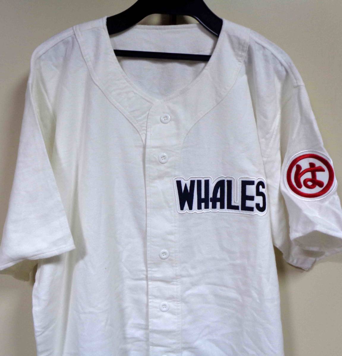 新品】（L/フリー）レトロ□新品大洋ホエールズWHALESまるは
