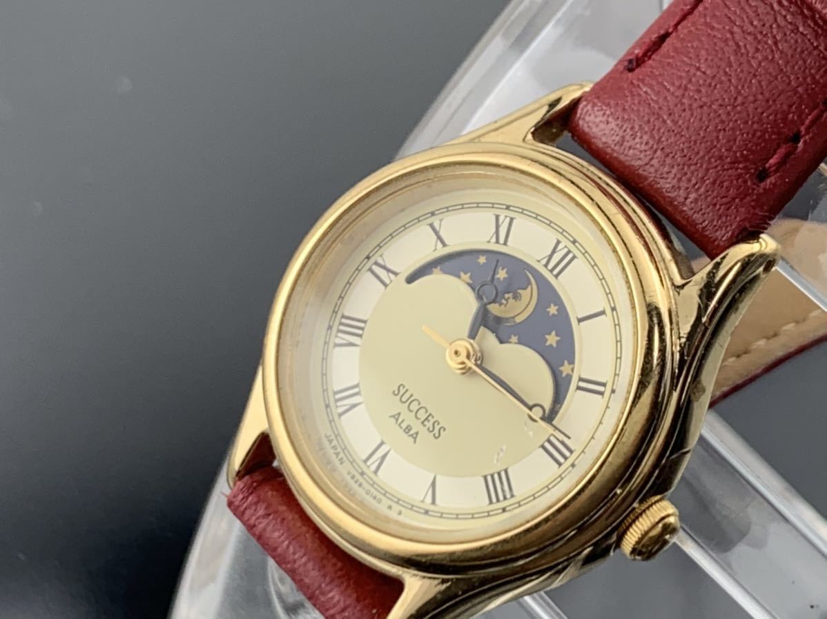 A159]1円～☆ レディース腕時計クォーツ セイコーSEIKO ALBA サン