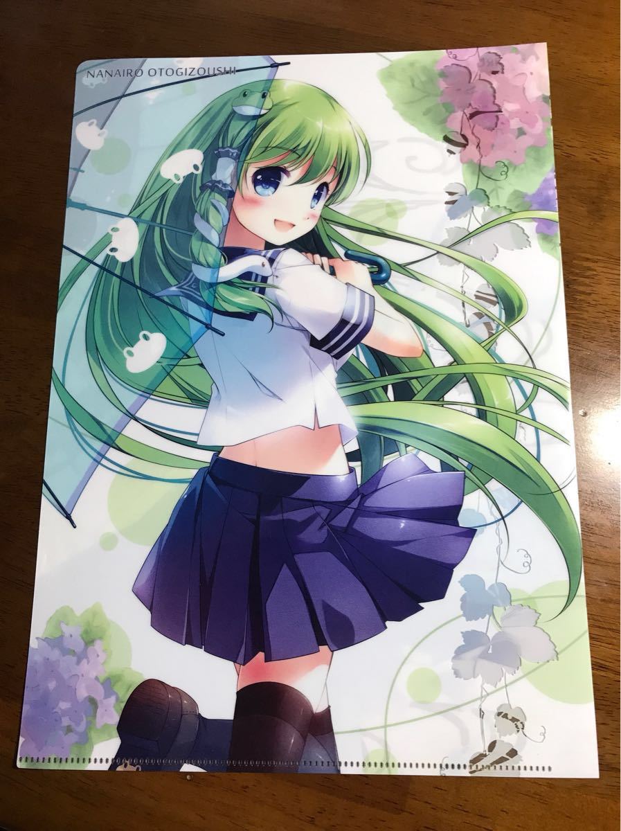 宮瀬まひろ 七色御伽草子 東方Project 東風谷早苗 A4 クリアファイル