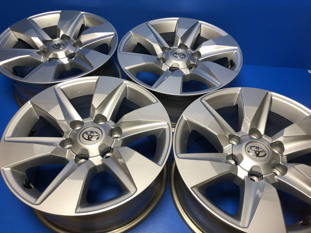 プラド純正ホイール　17インチ　ハイエース トヨタ ハイエース ランドクルーザープラド純正ホイール 17×7.5J